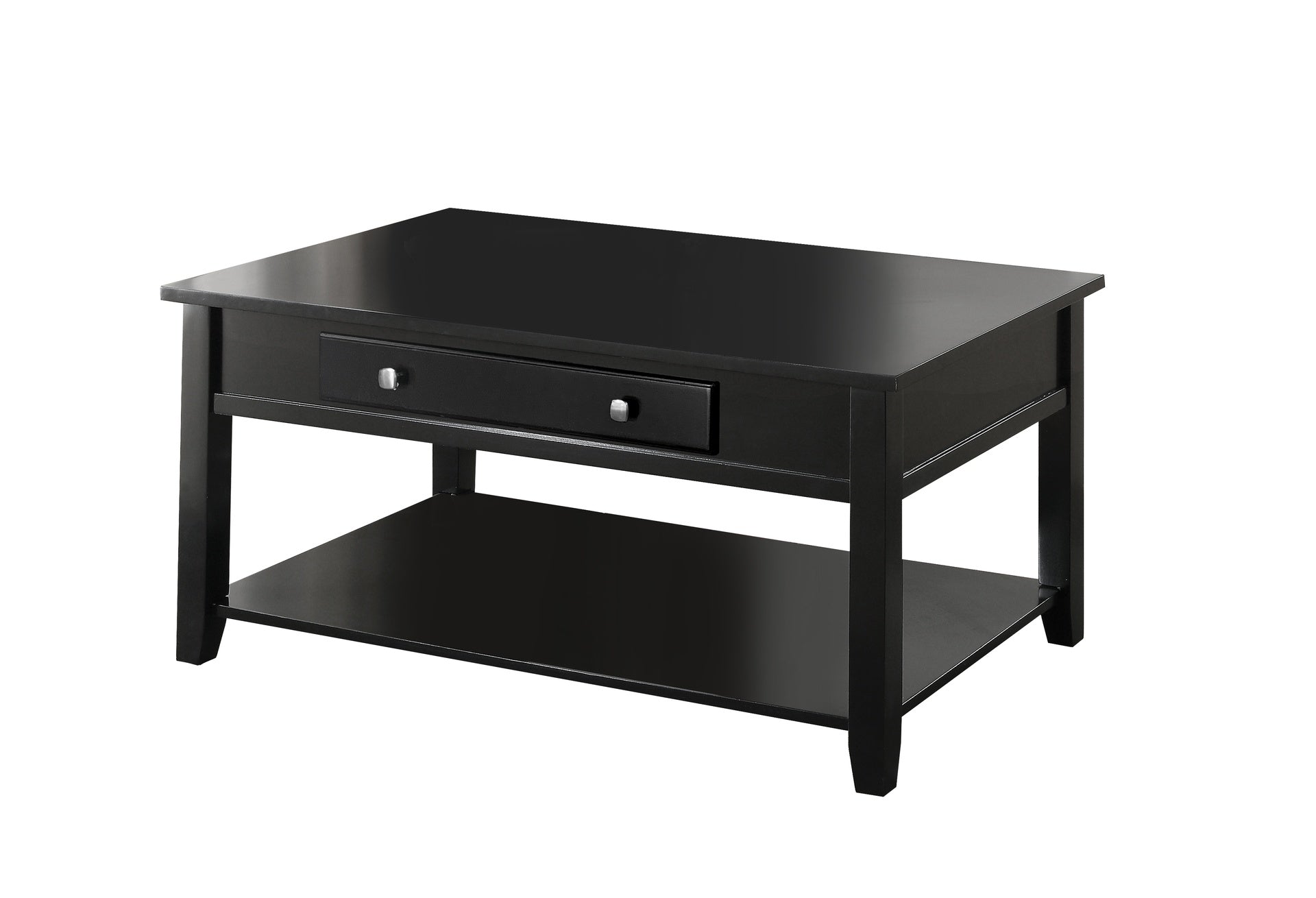 Malachi Black Finish Coffee Table W/Lift Top