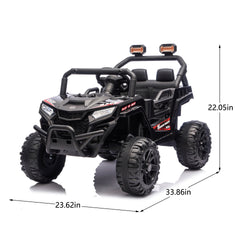 12V 2WD Kids Ride On UTV W/ 2.4G PC,Anti-Collision Bar,High Chassis,Anti-Slip Wheels & 4-Wheel Suspension,Upgraded Battery for 2-Hour Runtime,Provide a safe speed of 1.86-3.11mph for Kids Aged 3-5