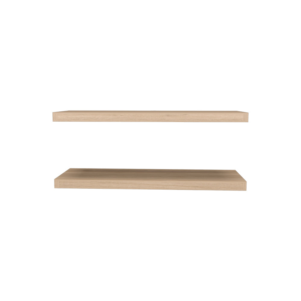 Floating Shelf Dallas, Living Room, Light Pine
