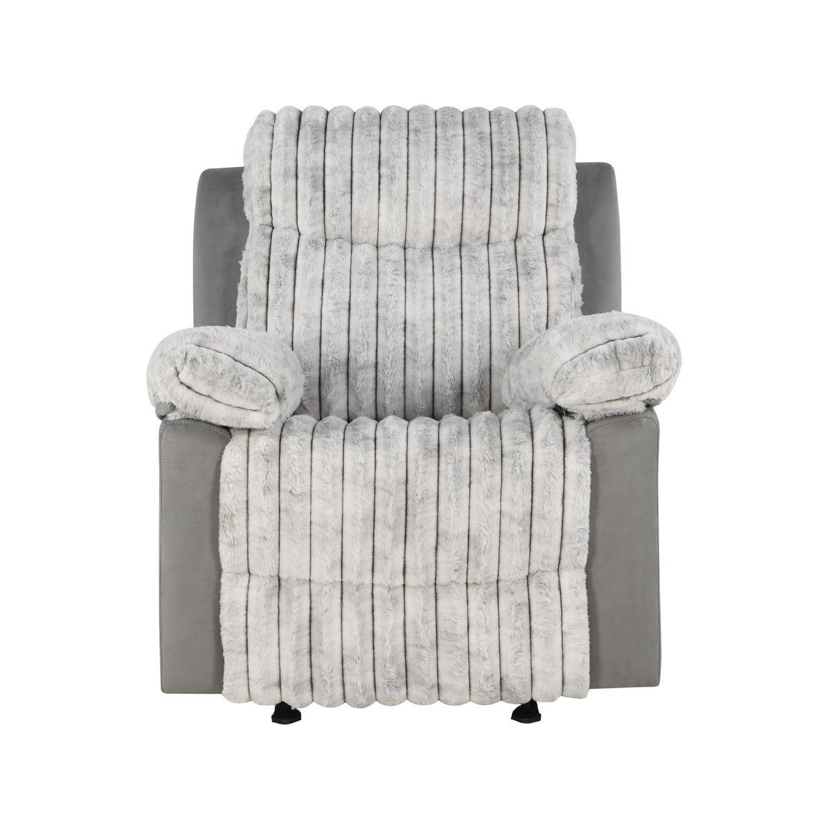 Bruni Grey Glider Recliner