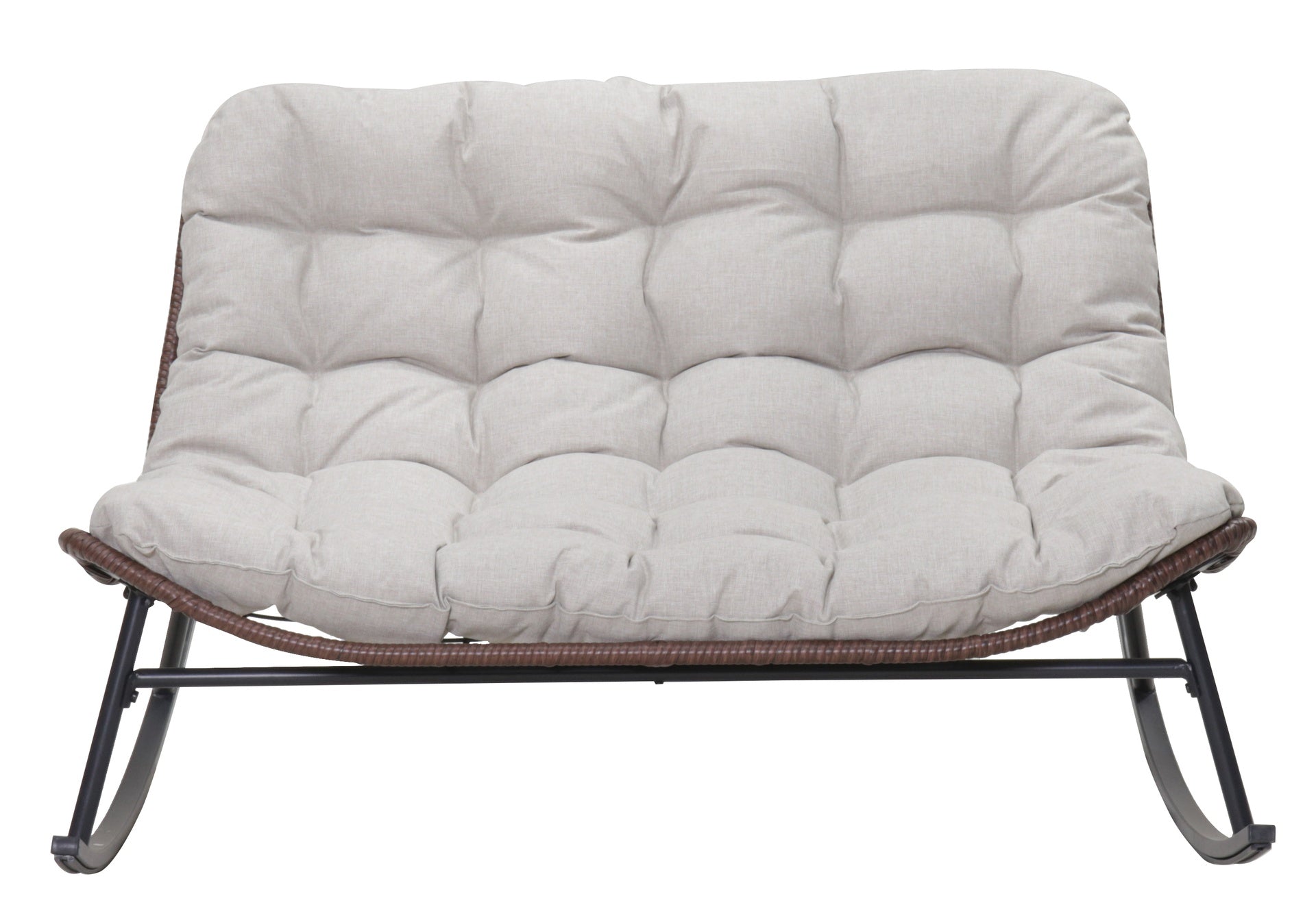 Double Wide Rocking Papasan Chair