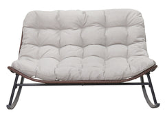 Double Wide Rocking Papasan Chair