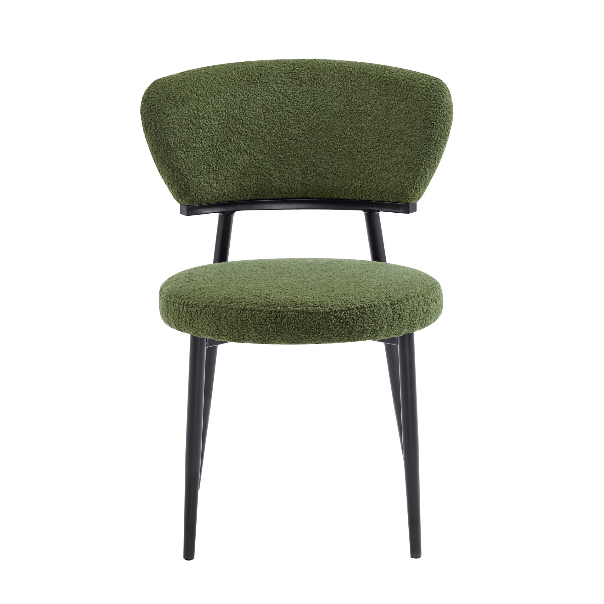 Upholstered Dinning Chair Set of 2-Green