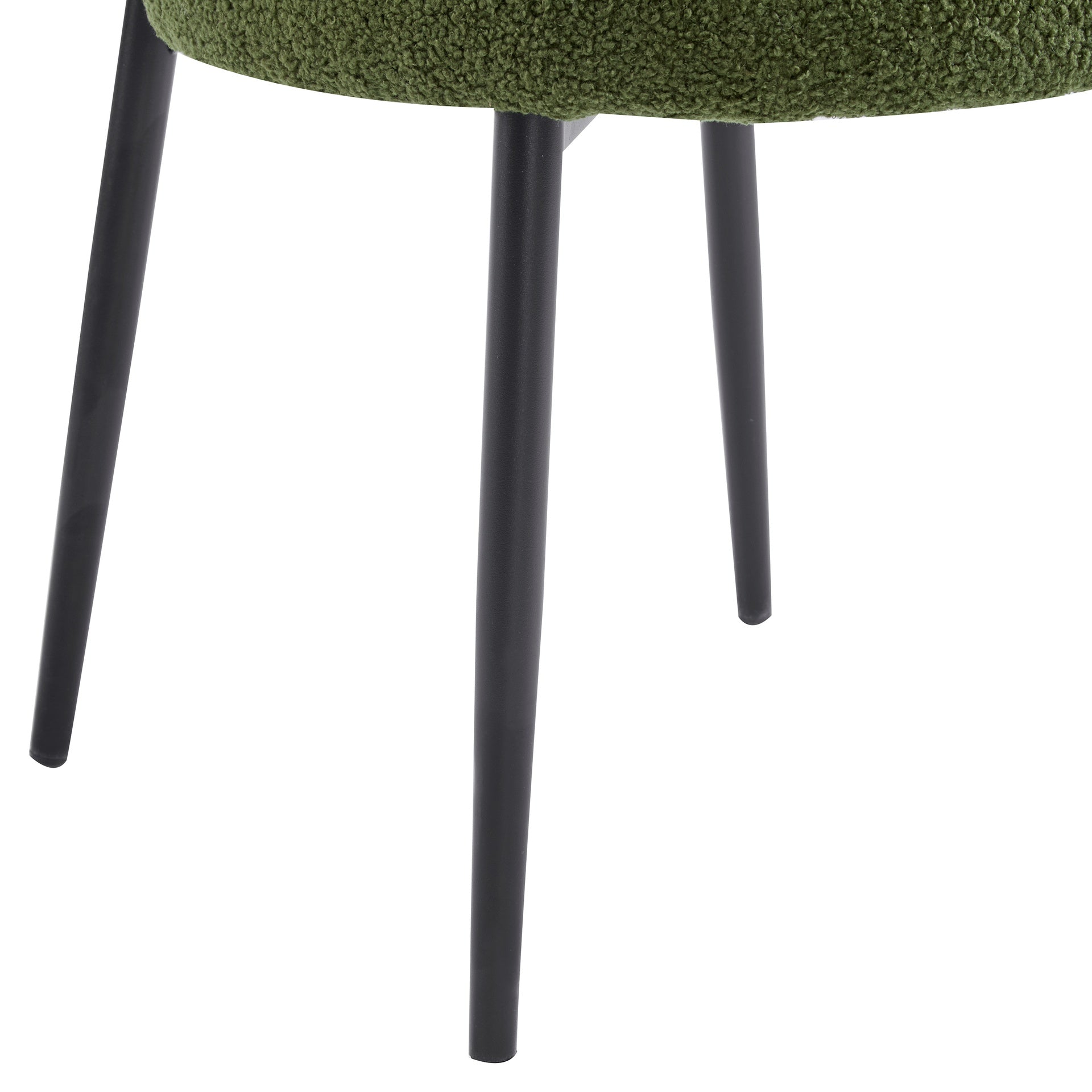 Upholstered Dinning Chair Set of 2-Green
