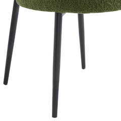 Upholstered Dinning Chair Set of 2-Green