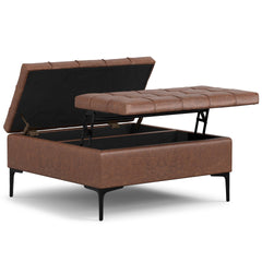 Laura Lift Top Storage Ottoman