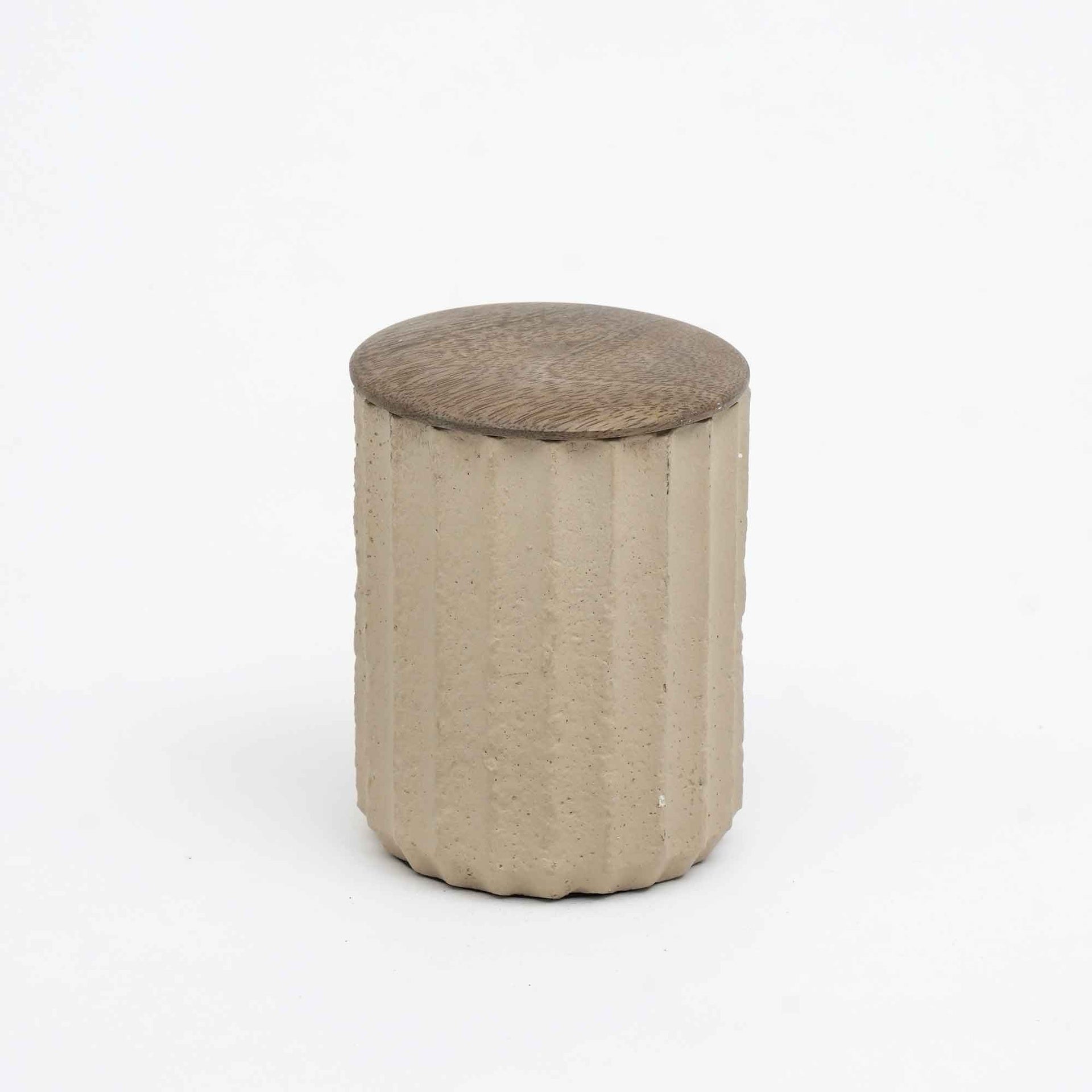 Jar Candle  Ecomix Wax Fill With Wooden Lid - Vanilla Lavender, 6oz