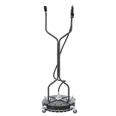 Universal 22" Industrial Plastic Cover Pressure Washer Surface Cleaner for Hot and Cold Water Machines, 3/8" Quick Connection, Recommended min 3450 PSI up to max of 4500 PSI, black
