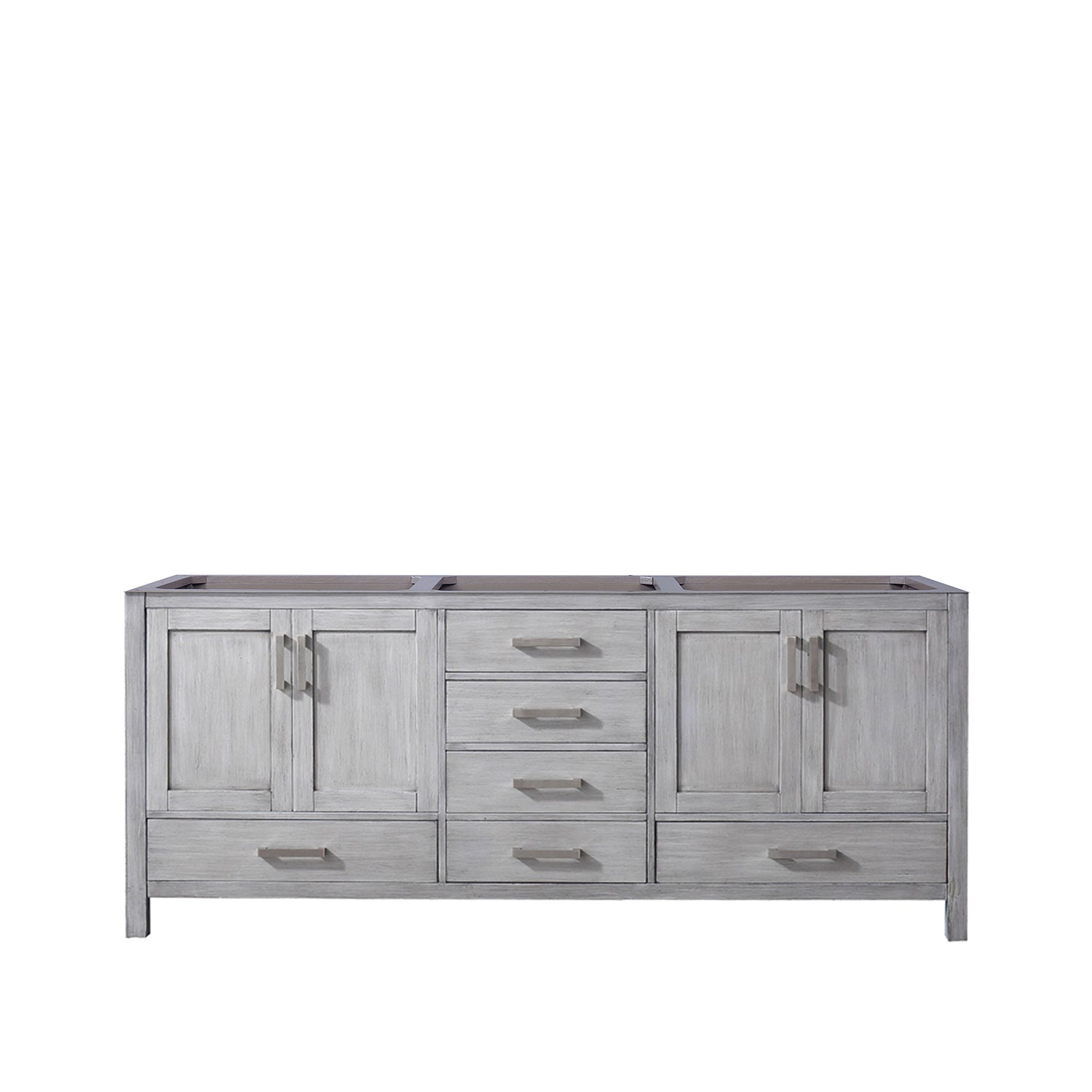 Distressed Grey Double Bath Vanity 80 in. W x 22 in. D