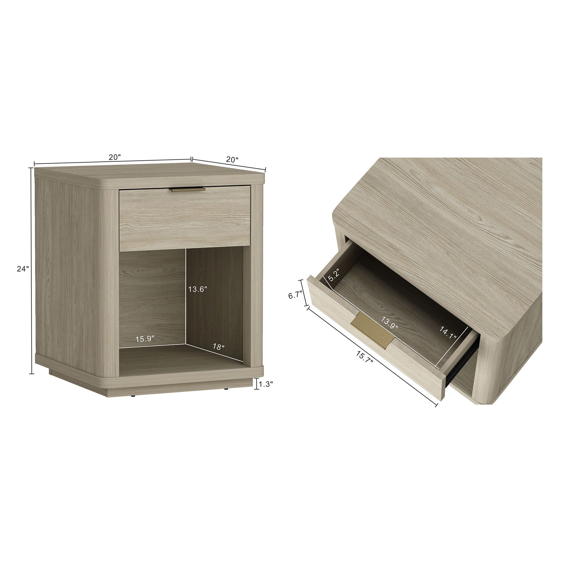 Nightstand in Natural