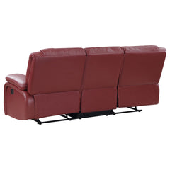 Elodie Red 2-Piece Reclining Sofa Set
