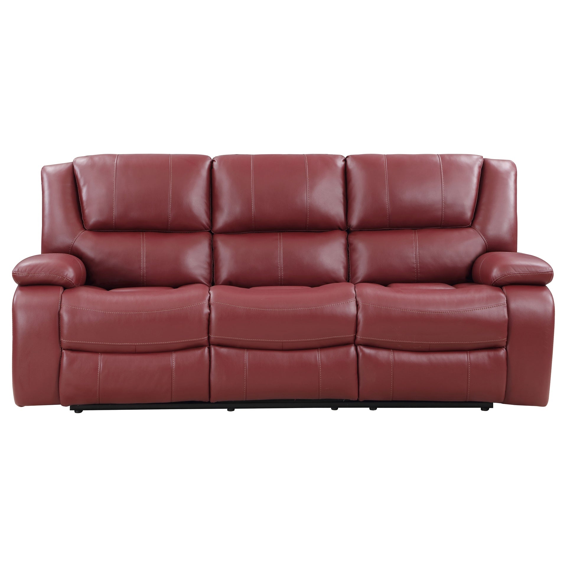 Elodie Red 2-Piece Reclining Sofa Set