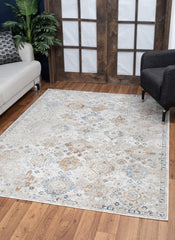 Noble GC_GEN7006 Ivory 2 ft. 7 in. x 7 ft. 3 in. Area Rug