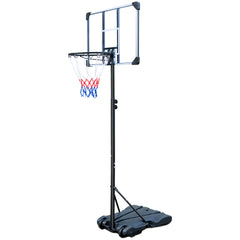 Portable Basketball Hoop Stand with Wheels for Kids Youth Adjustable Height 5.4ft - 7ft Use for Indoor Outdoor Basketball Goals Play Set
