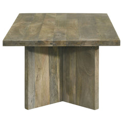 Donovan Mango Brown Rectangular Solid Wood Coffee Table