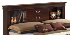 Louis Phillipe G3125B-QSB Queen  Storage Bed , Cappuccino
