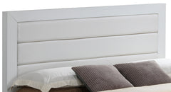 Elegant Full Bed In Versatile White