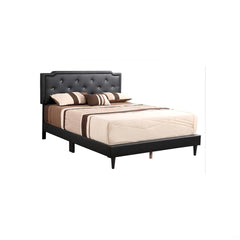 Elegant Black Queen Bed For Modern Bedrooms
