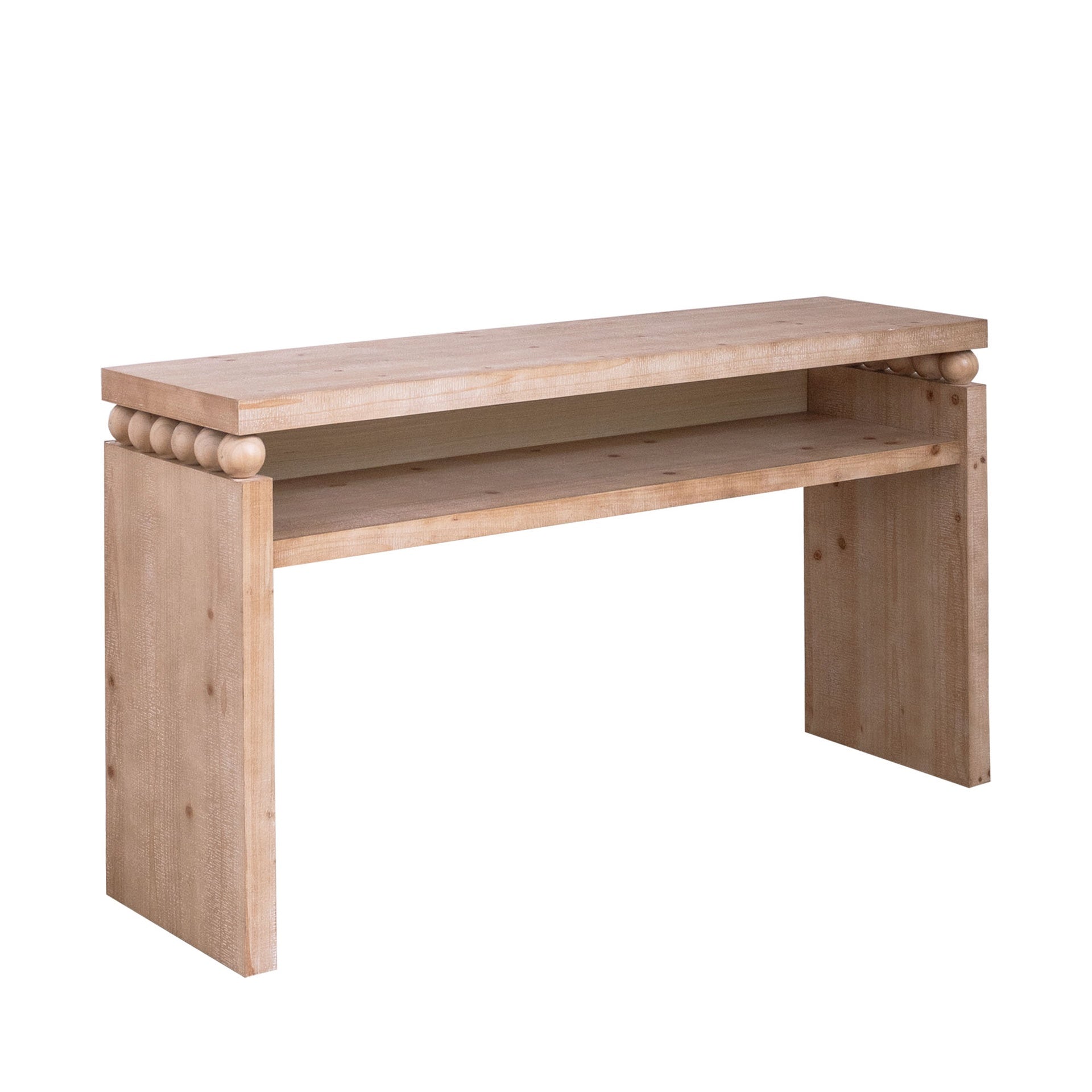 59in Console table, Modern rustic console table, Narrow entryway table, Wood sofa table,  Hallway table with storage, Natural wood console table, Entry table with open shelf,Farmhouse console table