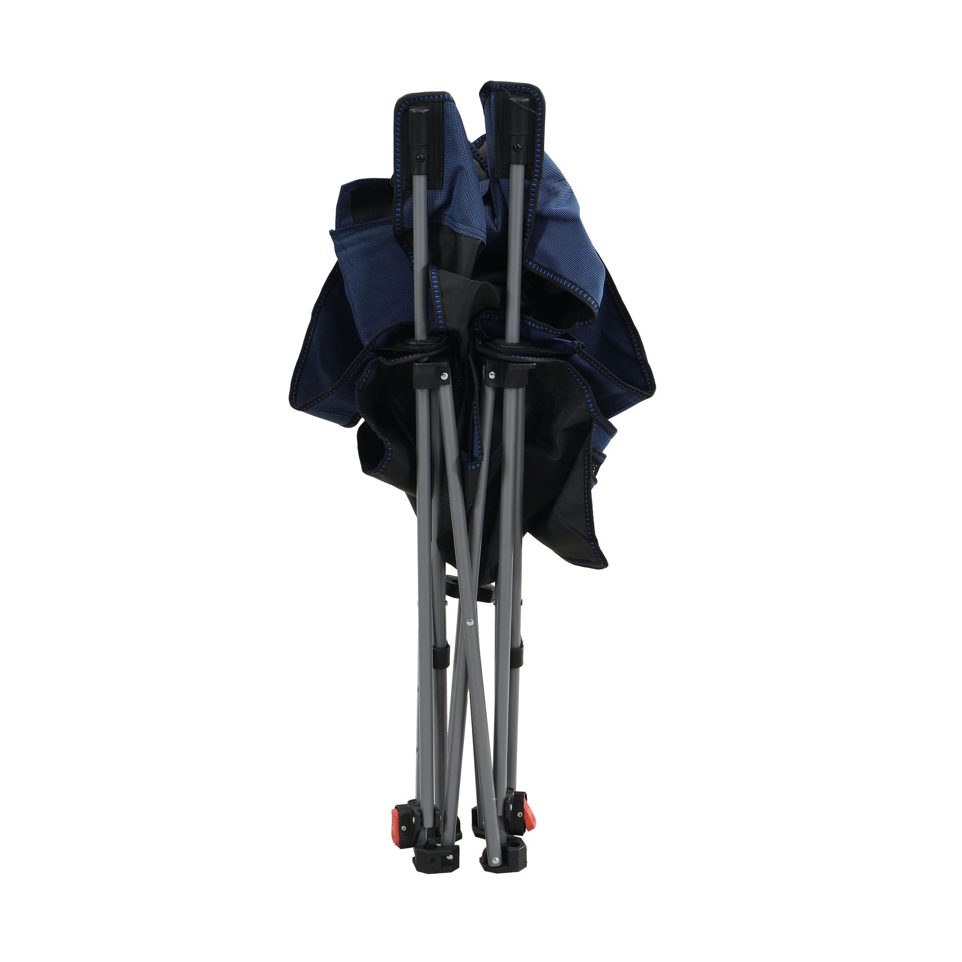 Outdoor Camping Chairs Folding/Portable/Adjustable reclining chair(Three-level adjustment), Side Pockets & Cup Holder,Carry Bag,Dark Blue