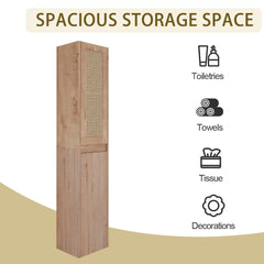 12" Bathroom Side Cabinet,Soft Close Doors,Float Mounting Design, 00512IMO-00112IMO (KD-Packing)