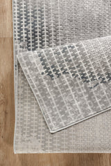 Geometrix GC_DIM1002 Gray 5 ft. 3 in. x 7 ft. 3 in. Area Rug