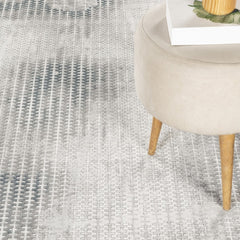 Geometrix GC_DIM1002 Gray 5 ft. 3 in. x 7 ft. 3 in. Area Rug