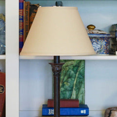 Slant Empire Hardback Lampshade with Washer Fitter, Beige