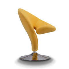 Swivel Lounge Chair in Yellow