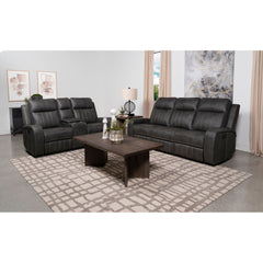 Forrest Grey 2-piece Motion Reclining Sofa Set
