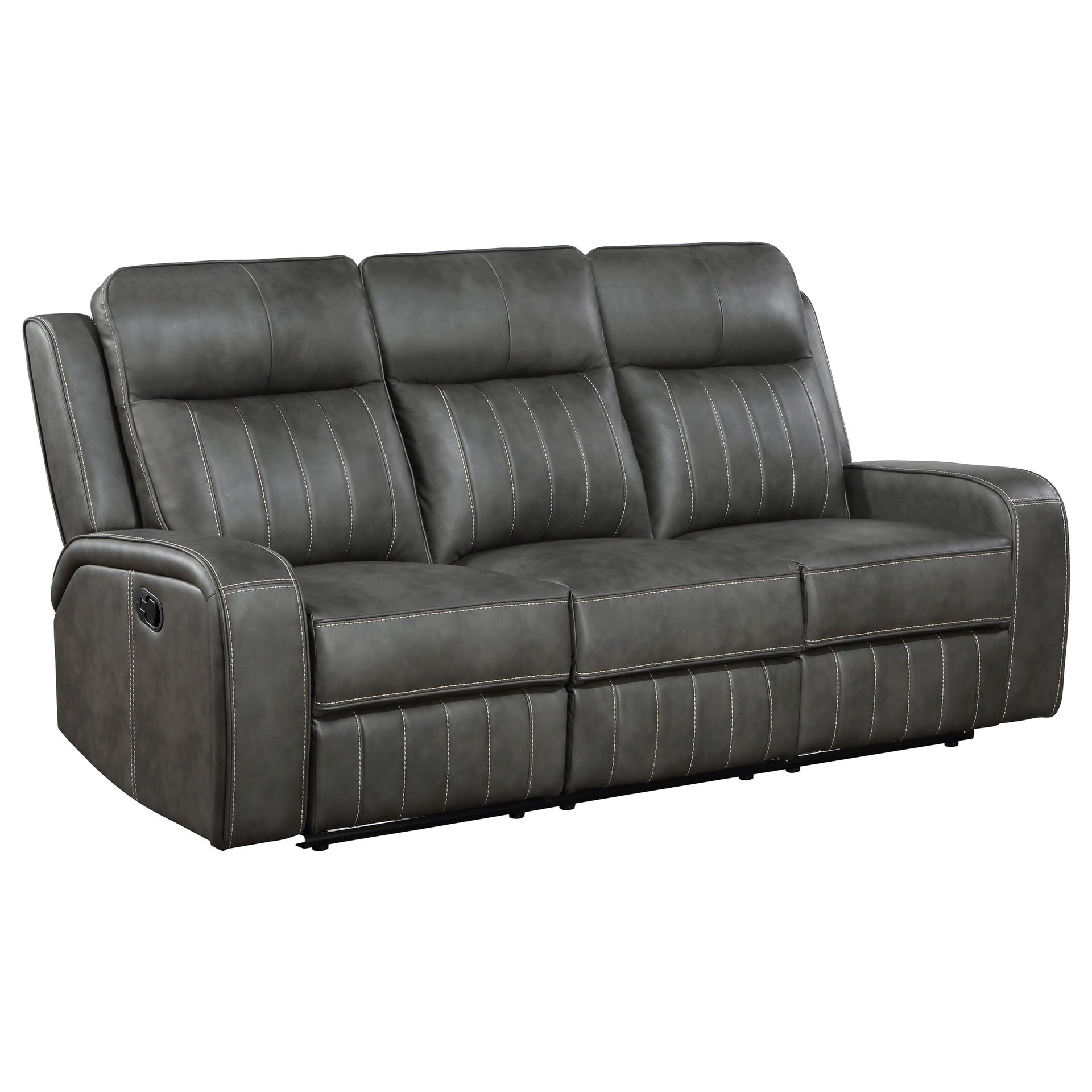 Forrest Grey 2-piece Motion Reclining Sofa Set