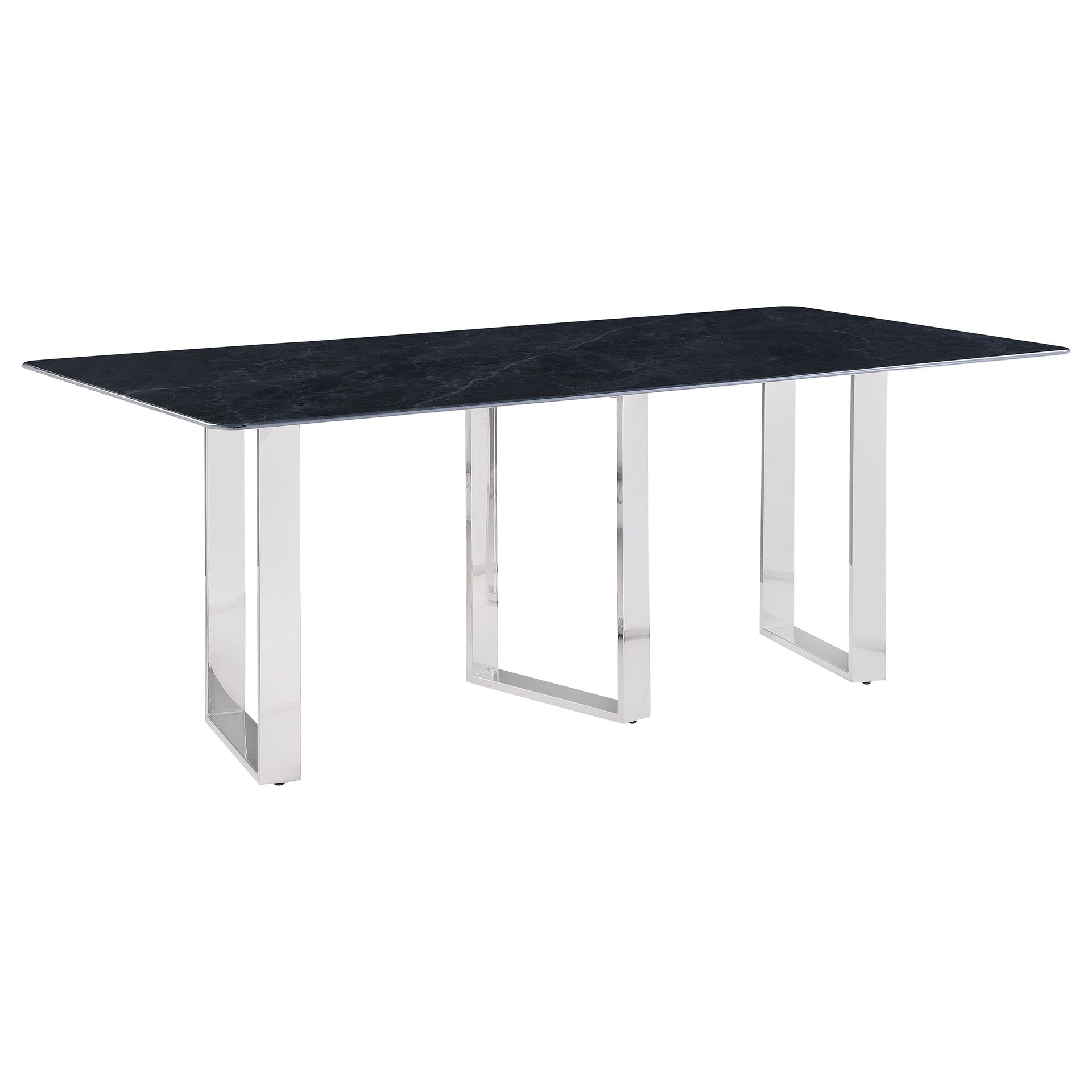 Forster Grey Rectangular Sintered Stone Dining Table