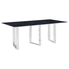 Forster Grey Rectangular Sintered Stone Dining Table