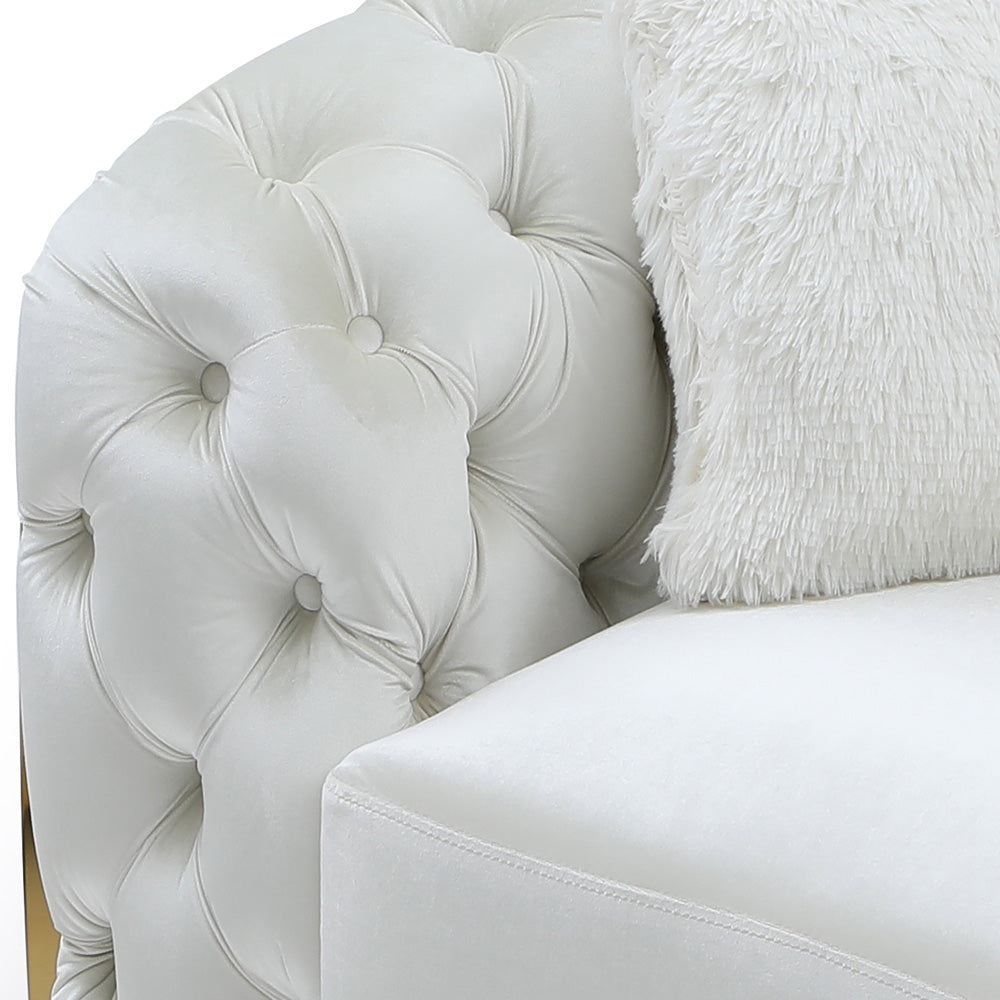 Lexi G0597A-L Loveseat , IVORY