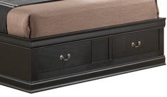 Elegant Full Storage Bed With Classic Charm