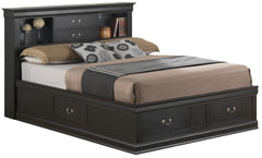 Elegant Full Storage Bed With Classic Charm