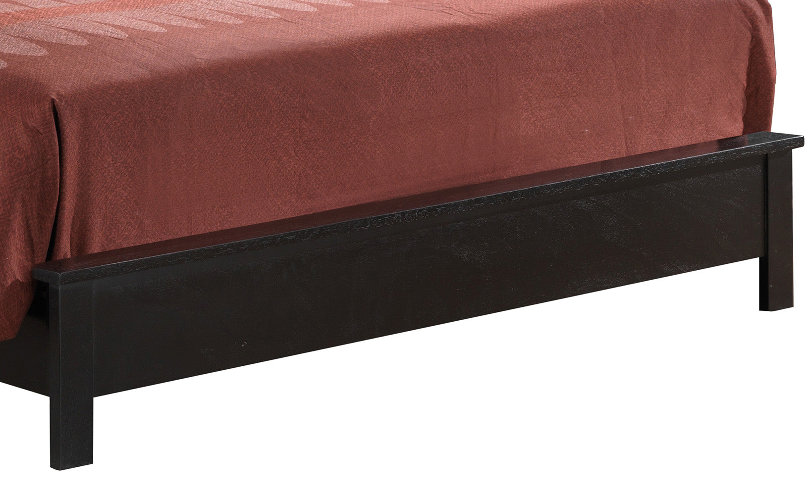 Transitional Black Full Bed With Storage