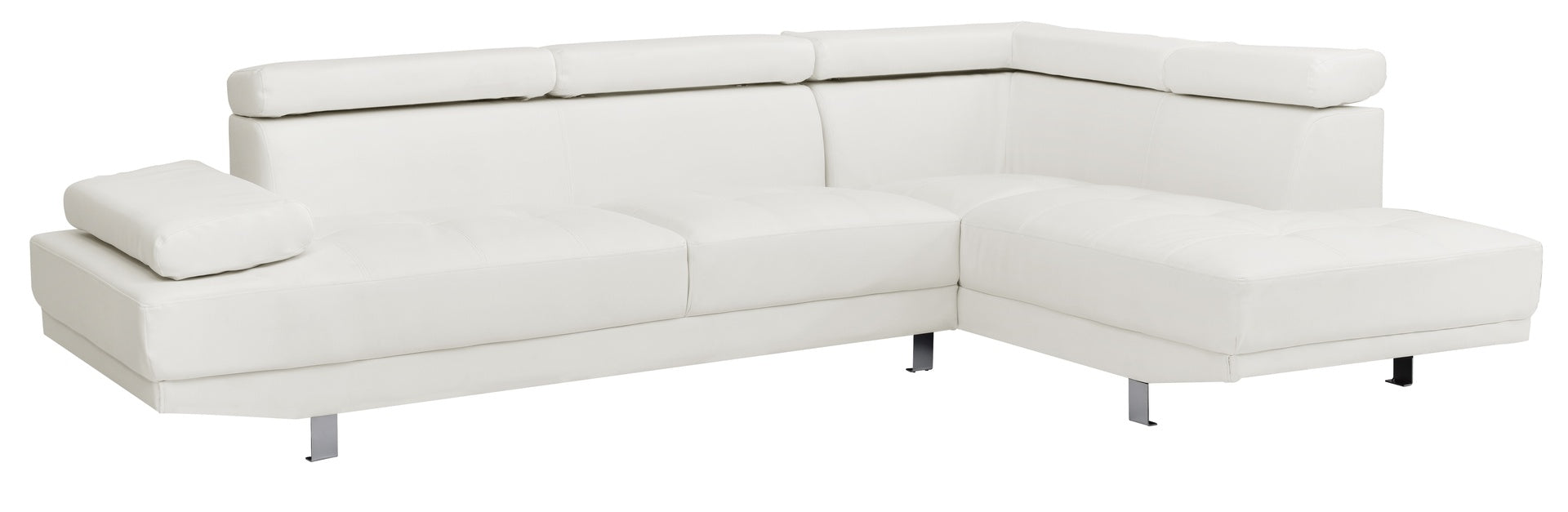 Riveredge G449-SC Sectional  ( Without Ottoman) , WHITE
