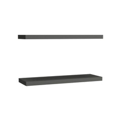 Ecco 31.5" Wide  Floating Shelves Set of 2, Shelves for Wall Decor for Bedroom, Bathroom Storage Shelves, Book Shelves for Living Room