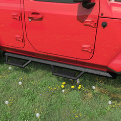 Running Boards Side Steps For 18-26 Wrangler JL  (Include 4XE Model) Two Stairs
