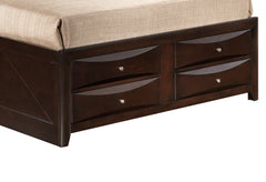 Marilla G1525G-QSB3 Queen Storage Bed , Cappuccino