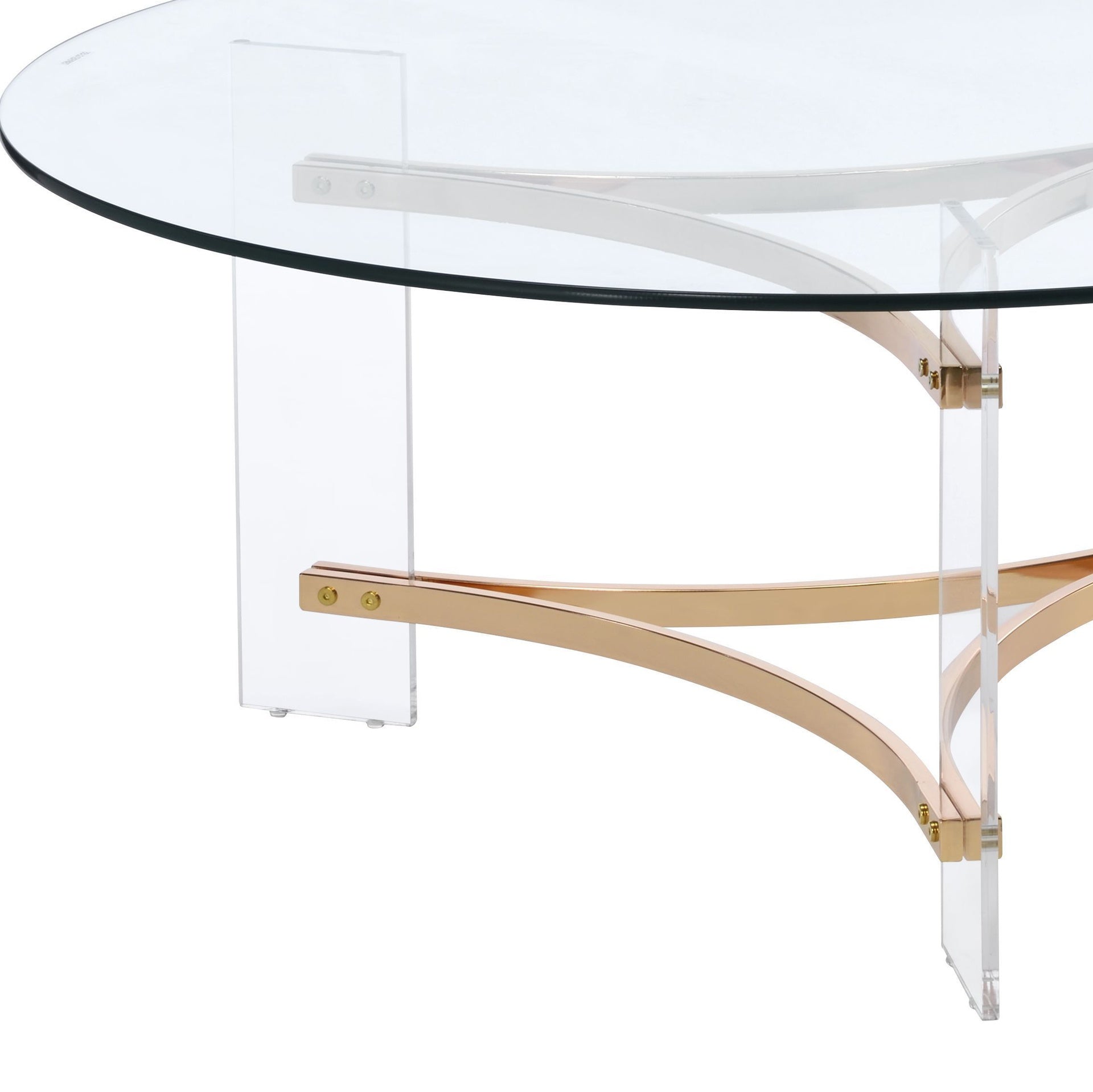 Sosi Gold Finish Coffee Table