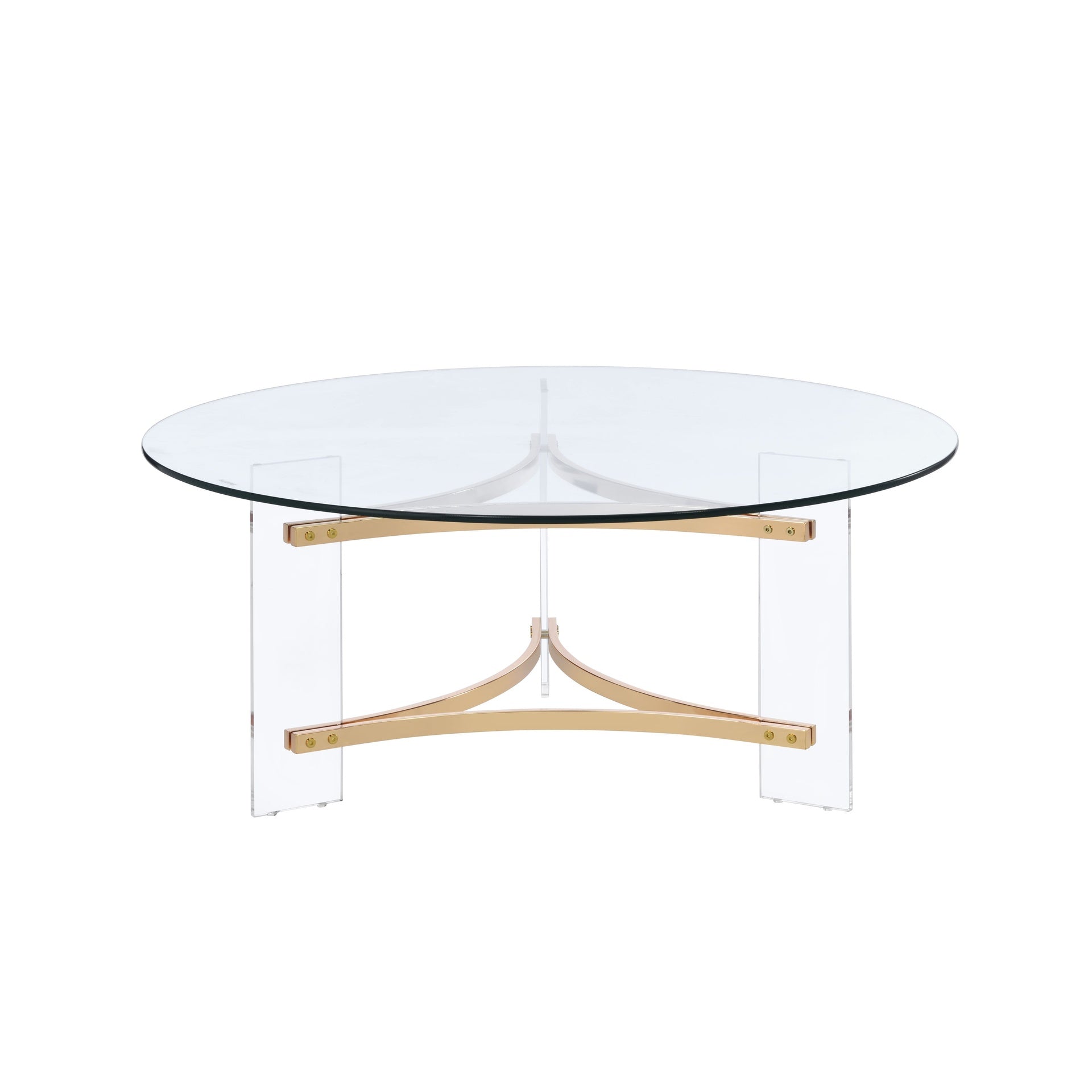 Sosi Gold Finish Coffee Table