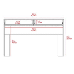 Acre Writing Computer Desk, Two Drawers
