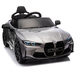 BMW M4 24V Kids ride on toy car 2.4G W/Parents Remote Control,Three speed adjustable,Power display, USB,MP3 ,Bluetooth,LED light,story,A handle with wheels and a pull, easy to carry