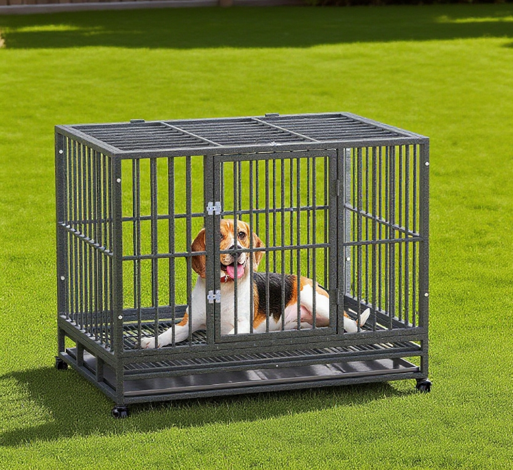 Heavy Duty Dog Crate Metal Cage Kennel