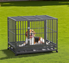 Heavy Duty Dog Crate Metal Cage Kennel