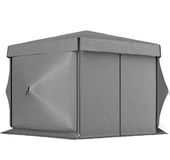 Tent with Sidewalls,Outdoor Canopy Shelter with Carry Bag,Hexagonal Pop Up Gazebo Canopy Tent