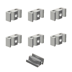 Anti-Collision Cushions x 6 and Guide Block x 1, 24D03PJ4