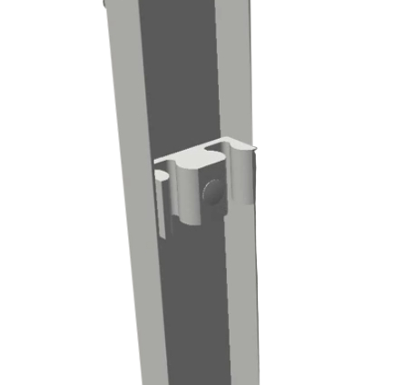 Anti-Collision Cushions x 6 and Guide Block x 1, 24D03PJ4